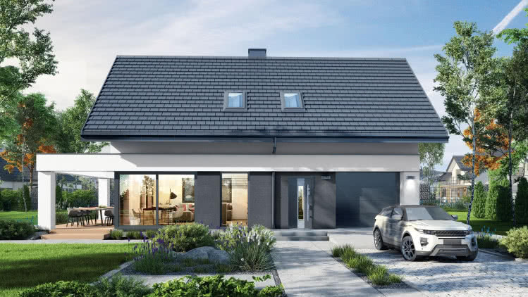 Ozdobą budynku są odpowiednio dobrane detale architektoniczne