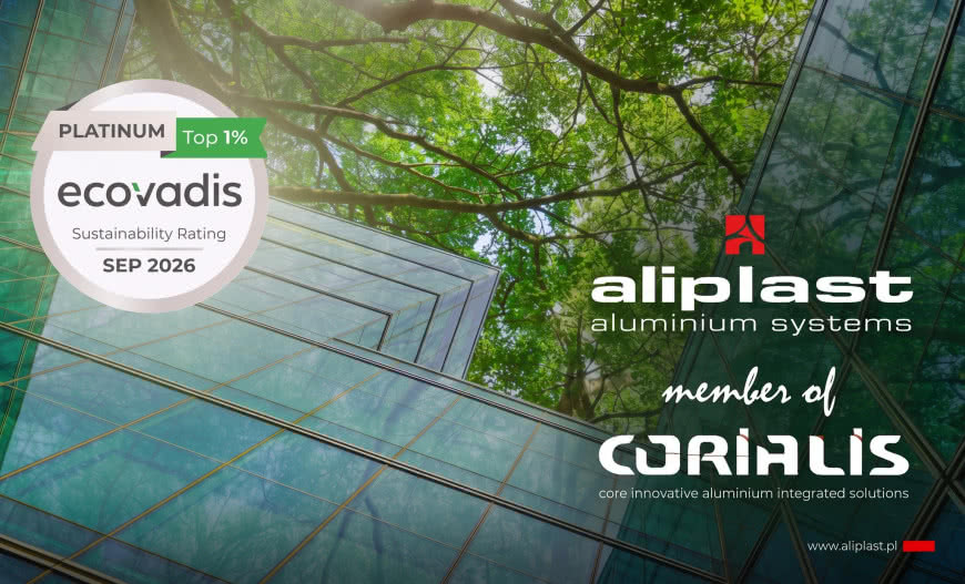 Platynowy Medal EcoVadis dla Grupy Corialis. Aliplast w top 1% na świecie