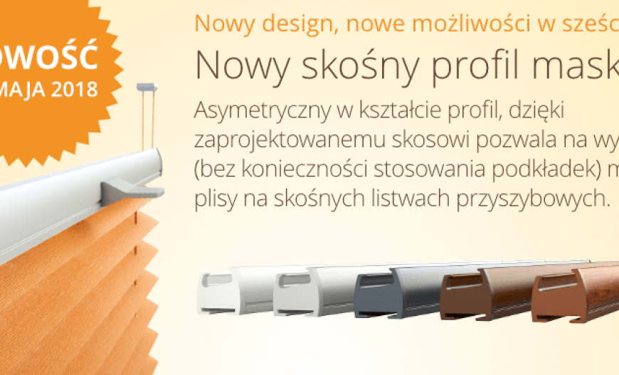 Nowy skośny profil maskujący w ofercie Fart Produkt