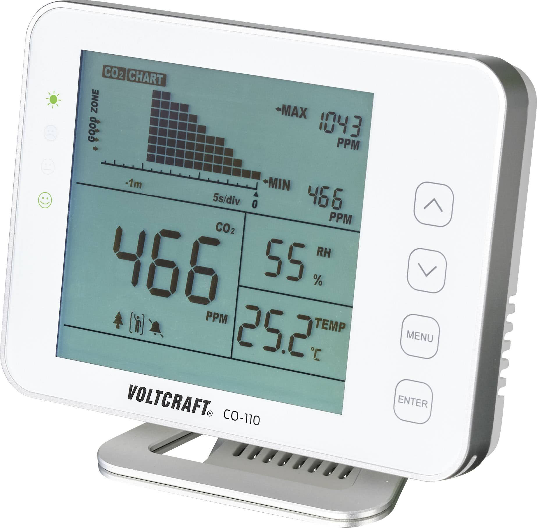 Miernik dwutlenku węgla VOLTCRAFT CO-110 Miernik dwutlenku węgla VOLTCRAFT CO-110